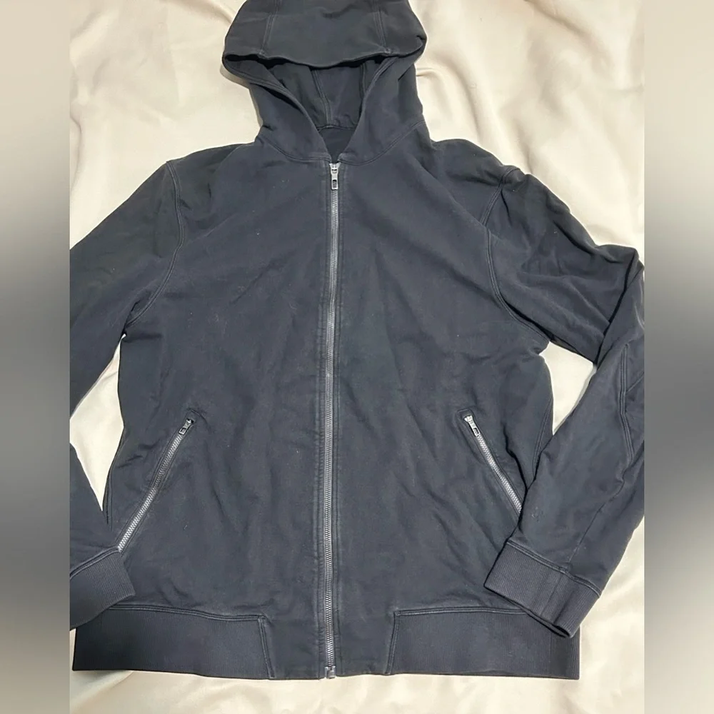 Lululemon Men’s Cross Cut Hoodie Jacket in Black - XL